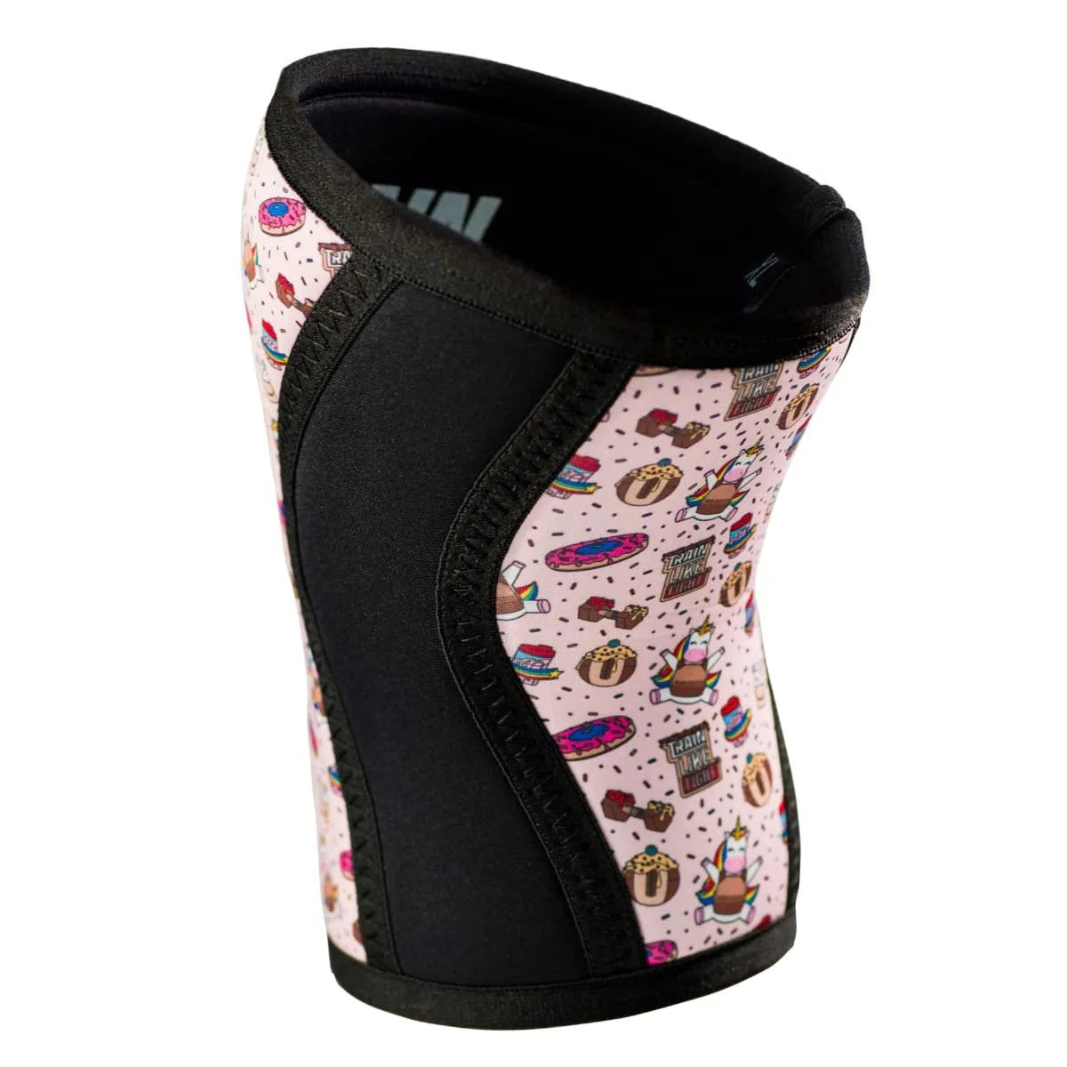 TRAIN LIKE FIGHT - "Rainbow Cookie Attitude" Soft Pink Edition Knee Pads