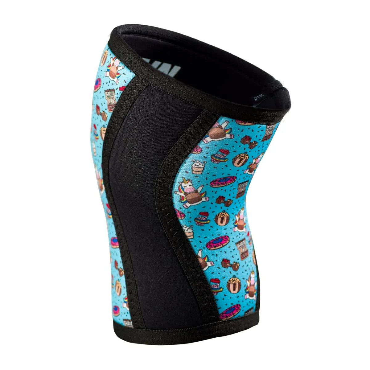 TRAIN LIKE FIGHT - Rainbow Cookie Attitude Soft Blue Edition Knee Pads