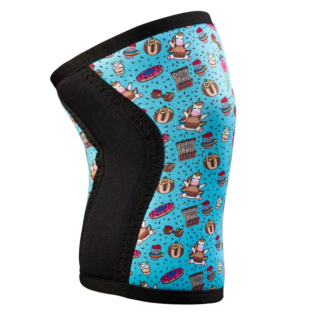 TRAIN LIKE FIGHT - Rainbow Cookie Attitude Soft Blue Edition Knee Pads