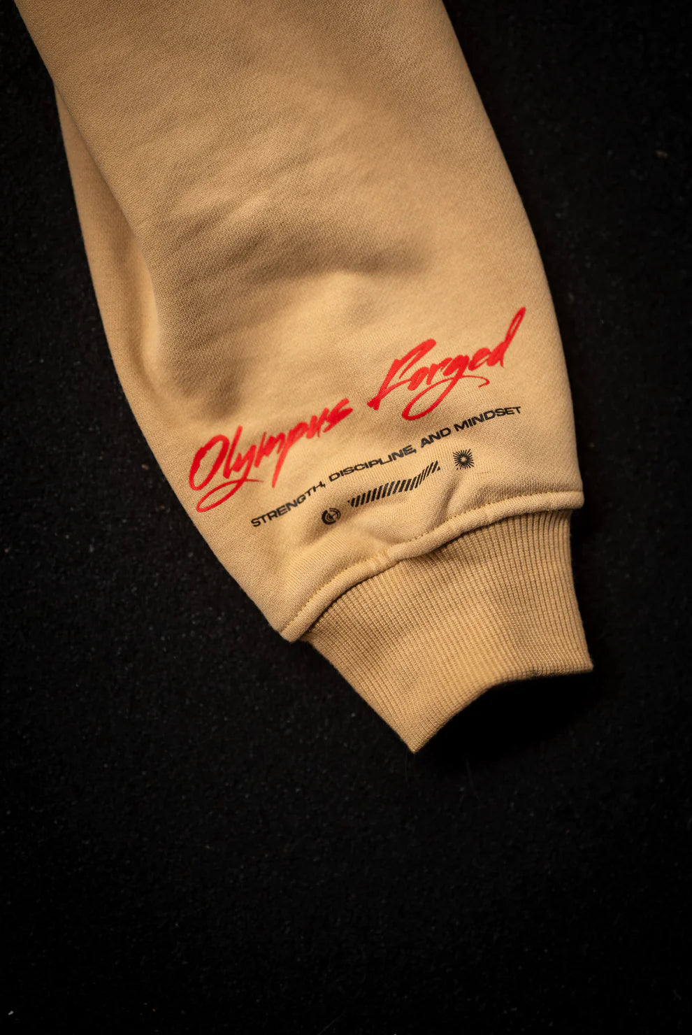 BARBELL REBELS - Hoodie Oversized "OLYMPUS" Frappee Coffee