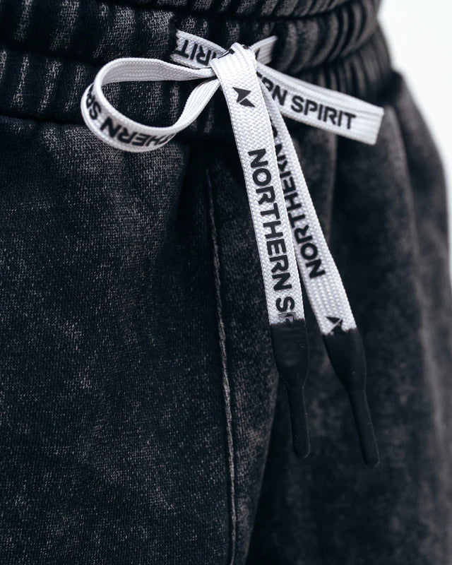 NORTHERN SPIRIT - Jogger Homme "Cozy" Washed Black