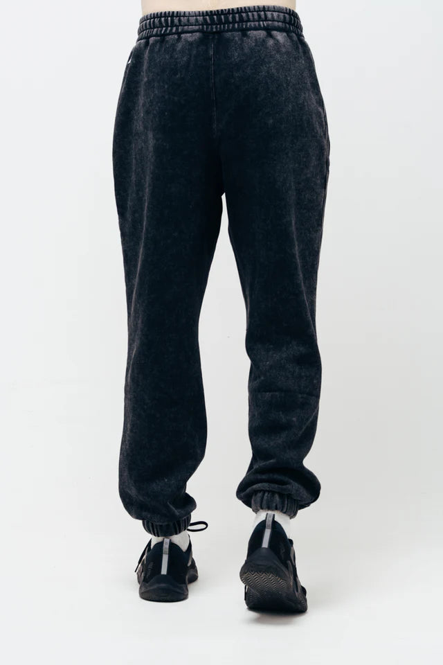 NORTHERN SPIRIT - Jogger Homme "Cozy" Washed Black