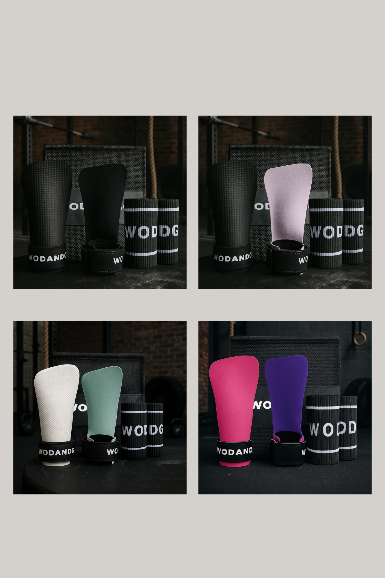 WOD and GO - Pack Maniques Powergrip Fusion (4 coloris)