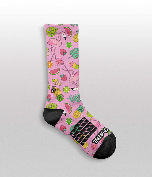 STRID3 - Chaussettes "Funky Flamingos"