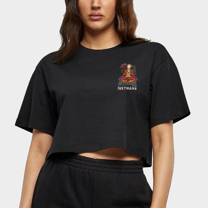 JUST HANG - Crop Top "Positive Thoughts"