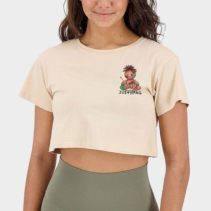 JUST HANG - Crop Top "Master of your decisions"
