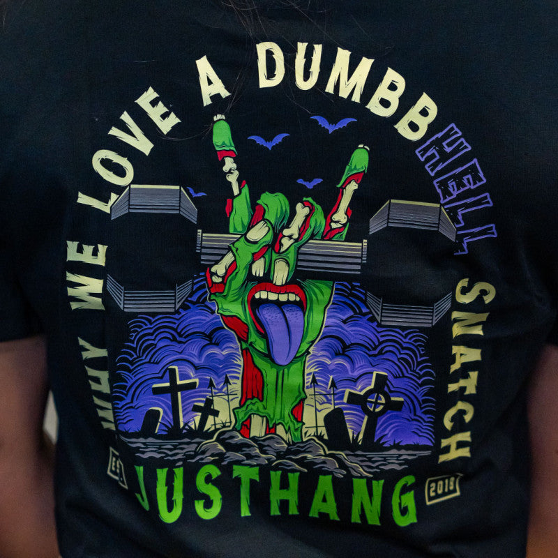 JUST HANG - Crop Top "Dumbbhell Snatch"