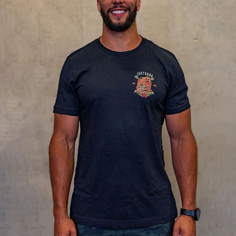 JUST HANG - Men's T-shirt "Bear Gets Up"