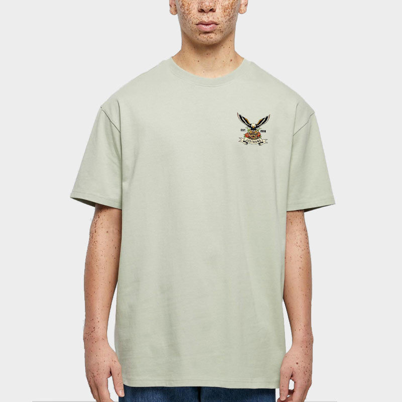 JUST HANG - Men's Oversized T-shirt "Eagle Snake"