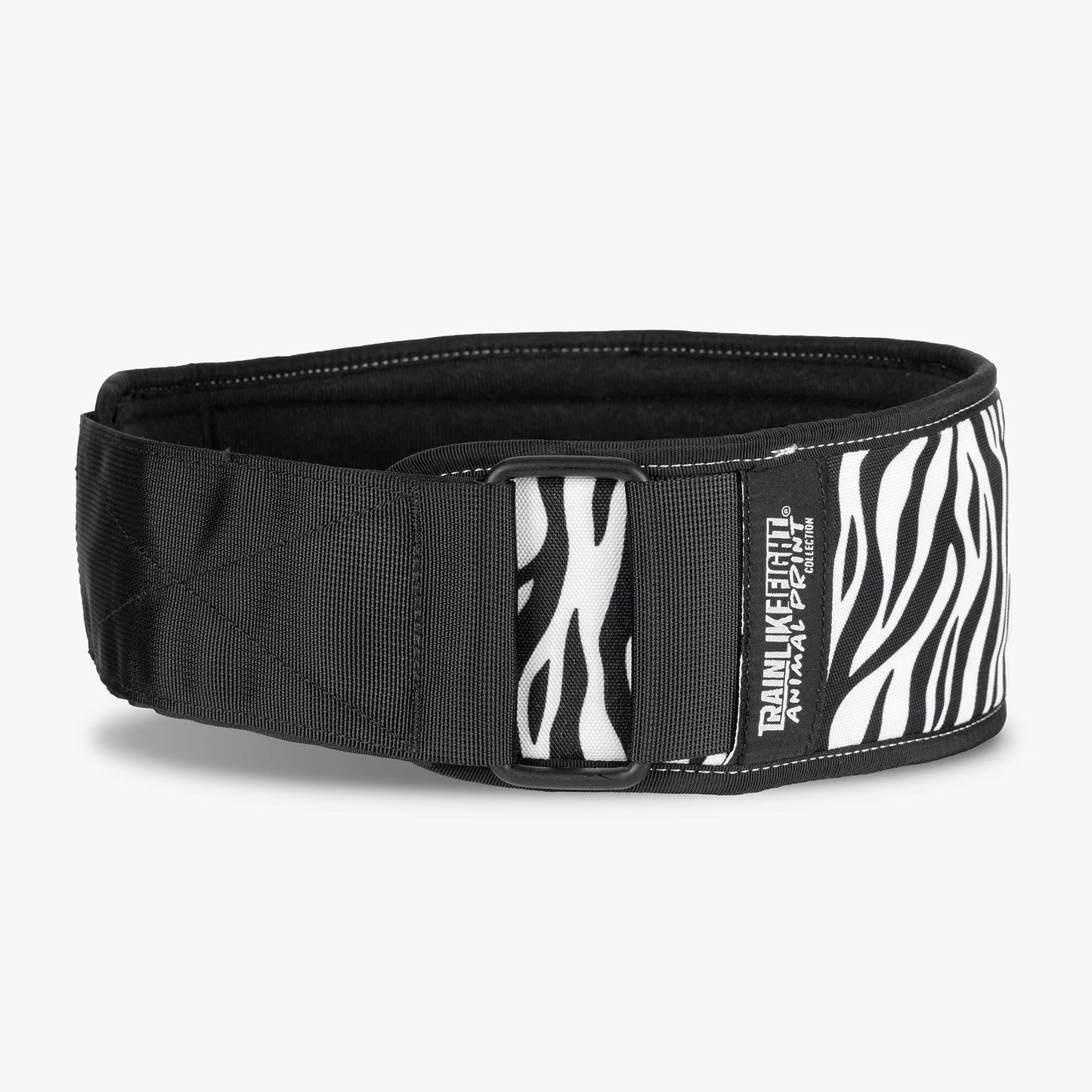 TRAIN LIKE FIGHT - Ceinture d'haltérophilie HR - Animal Print Zèbre