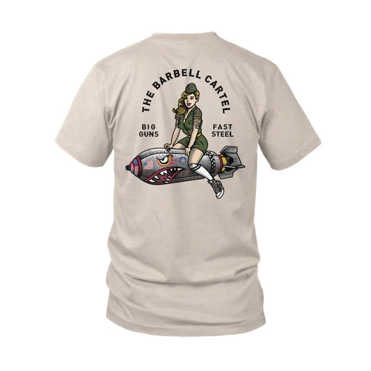 THE BARBELL CARTEL - Heren "Bomber Girl" T-shirt