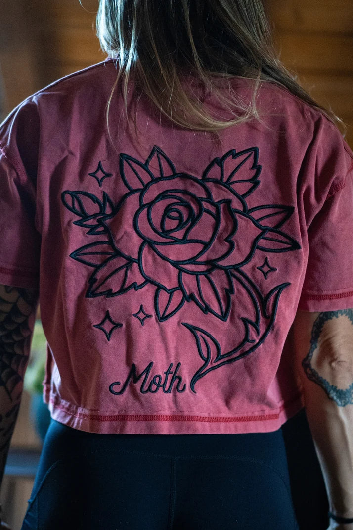 PWRD BY COFFEE - Crop THORN Bordeaux