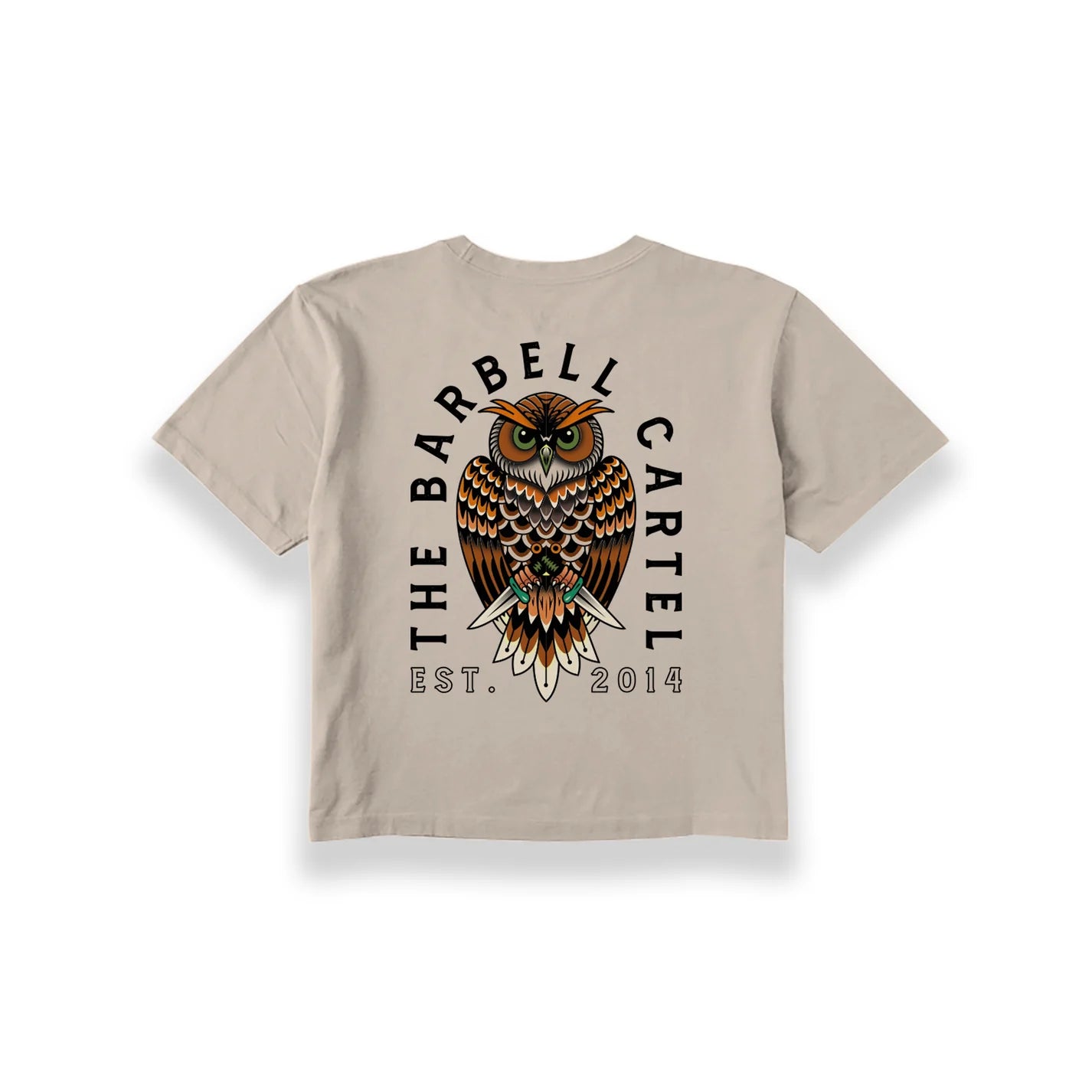 HET BARBELL KARTEL - Crop T-shirt "Steel Talons"