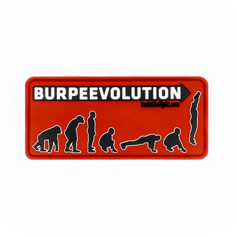 TRAIN ALS EEN VECHTER - "Burpeevolution" Patch