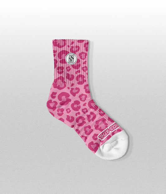 STRID3 - Chaussettes "Pink Leopard"