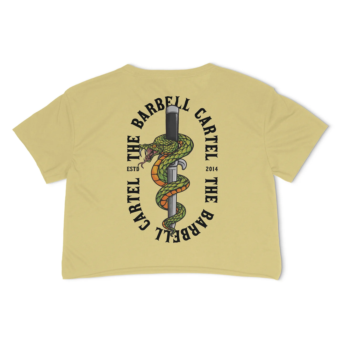 THE BARBELL CARTEL - Crop T-shirt "Snake Eyes"