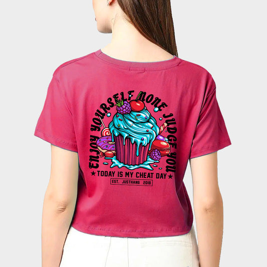 JUST HANG - Crop Top "Cupcake"