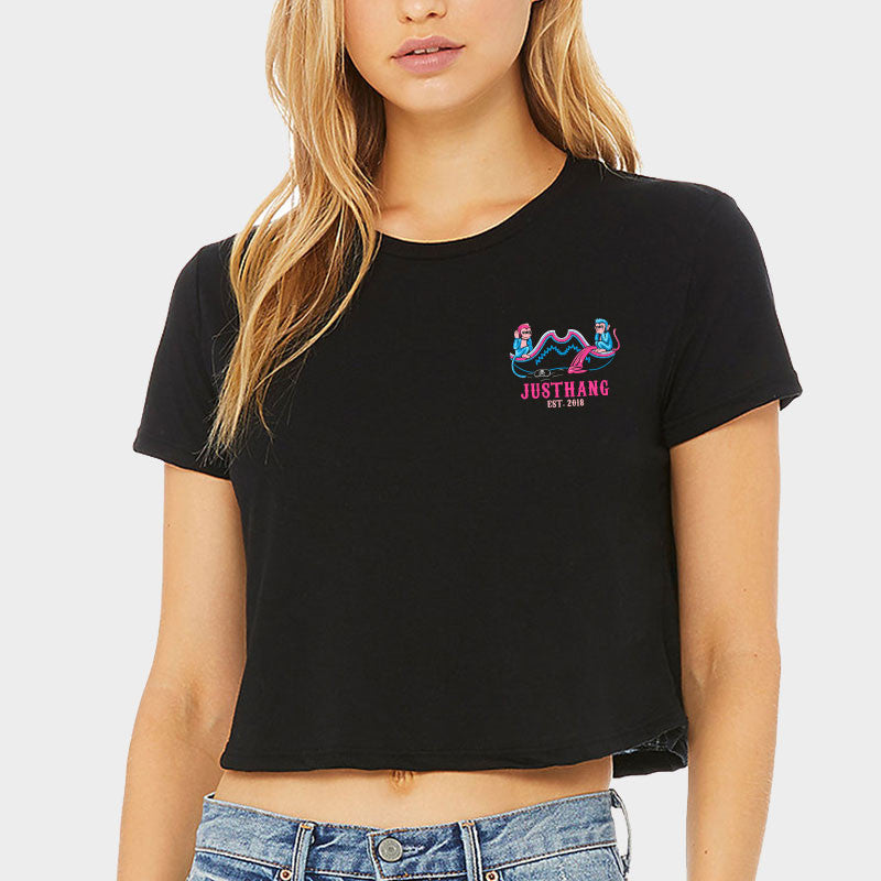JUST HANG - Crop Top "The Monkey of Wisdom"
