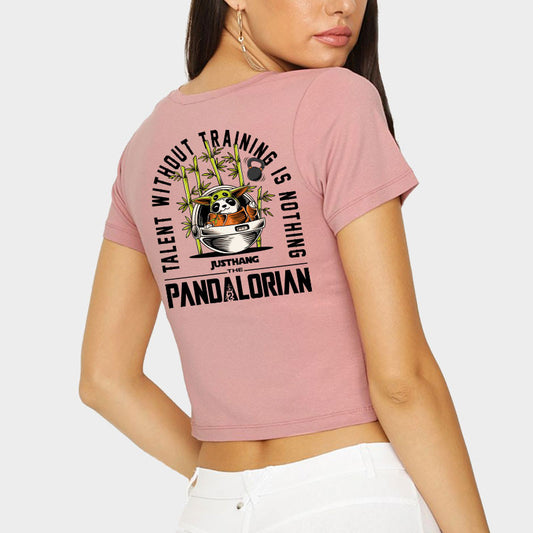 JUST HANG - Crop Top "Pandalorian 2.0"