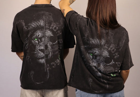 JUST HANG - T-shirt Oversized Unisexe "Lion Project"