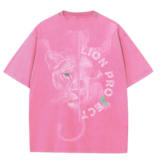JUST HANG - T-shirt Oversized Unisexe "Lionne Project"