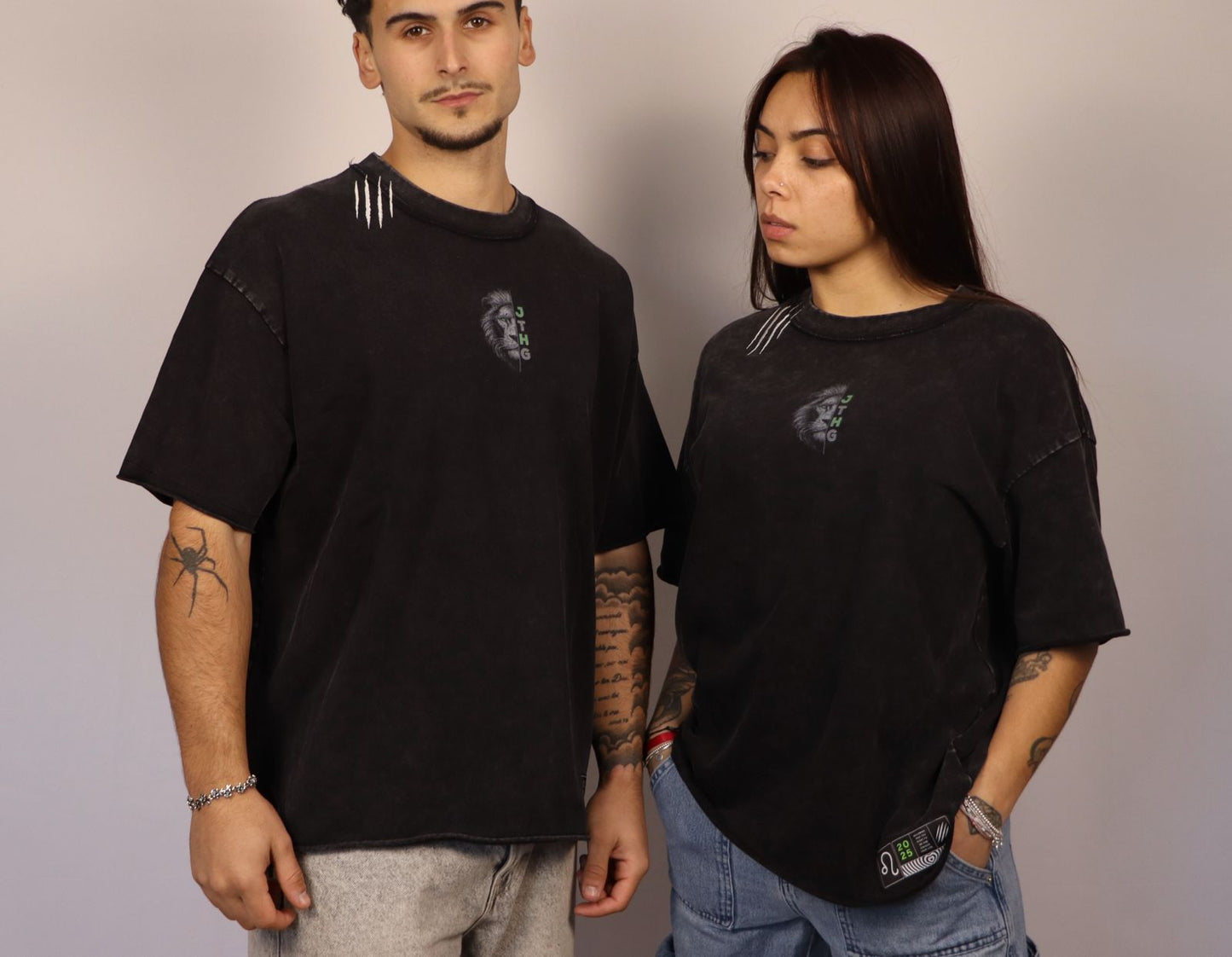 JUST HANG - T-shirt Oversized Unisexe "Lion Project"