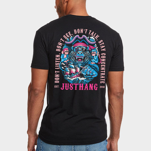 JUST HANG - T-shirt Homme "The Monkey of Wisdom"
